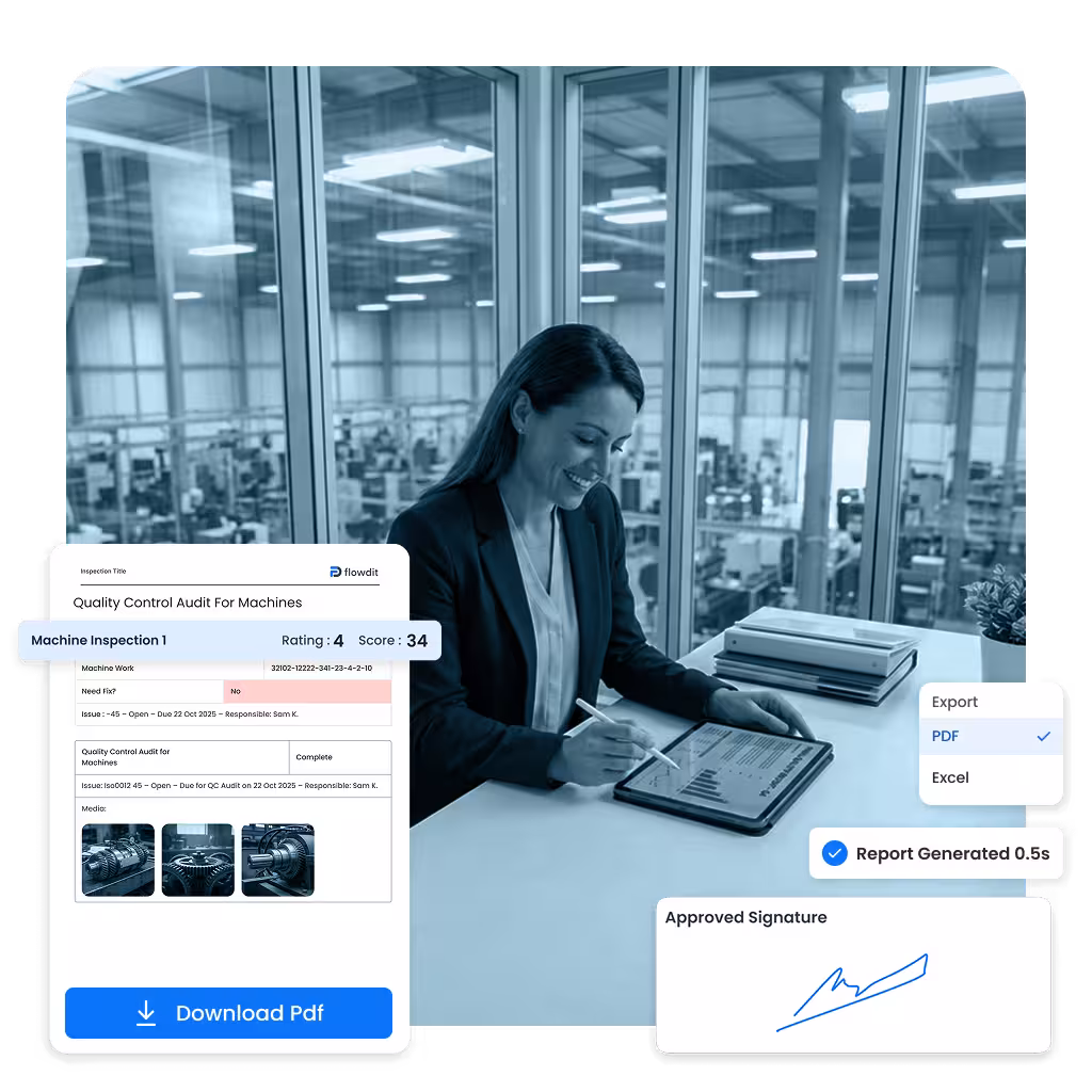 Audit reporting dashboard