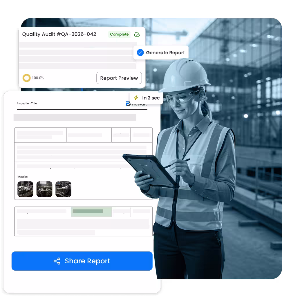 Audit reporting dashboard