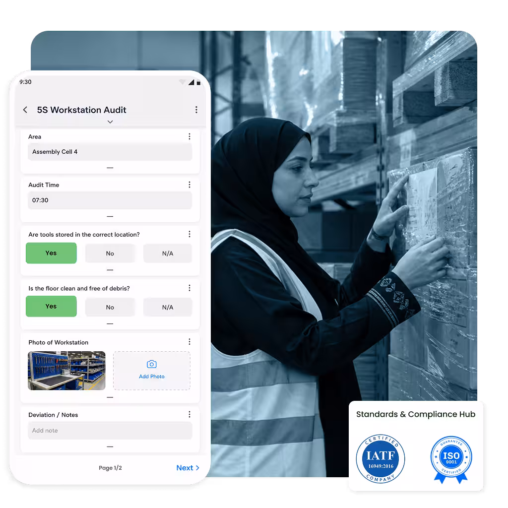 Audit reporting dashboard
