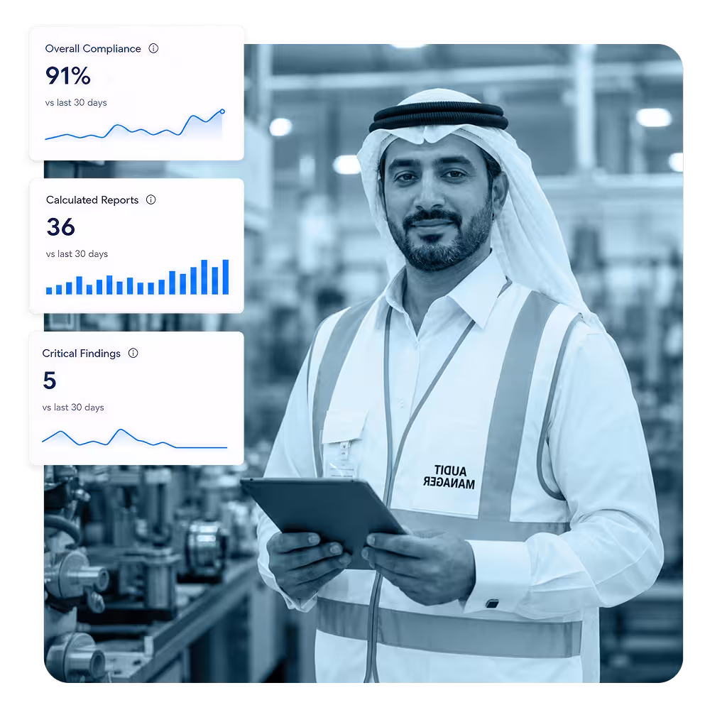 Audit reporting dashboard